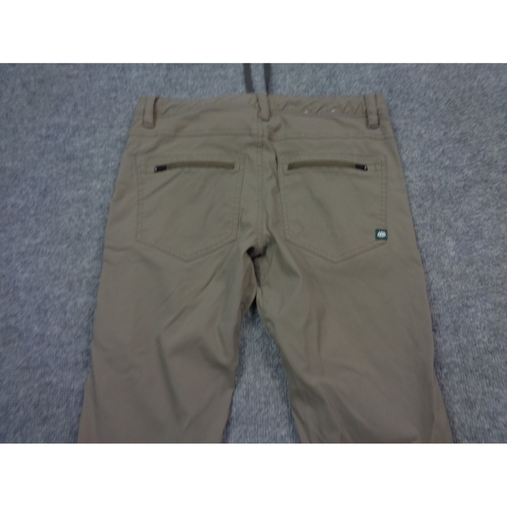 686 Everywhere Pants Men 30x30 Brown Slim Fit Straight Drawstring Outdoor Travel - Picture 6 of 11
